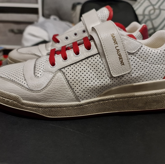 Brand New Men's Distressed YSL Sneakers - Picture 4 of 6